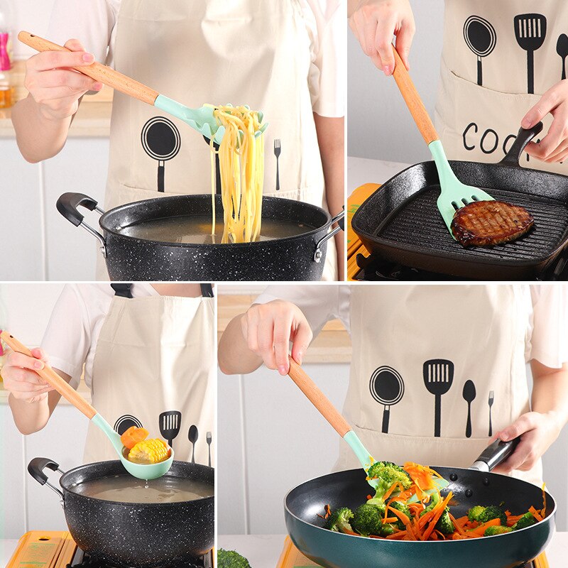 Non Stick Pot Spatula And SpoonStick Pot Spatula