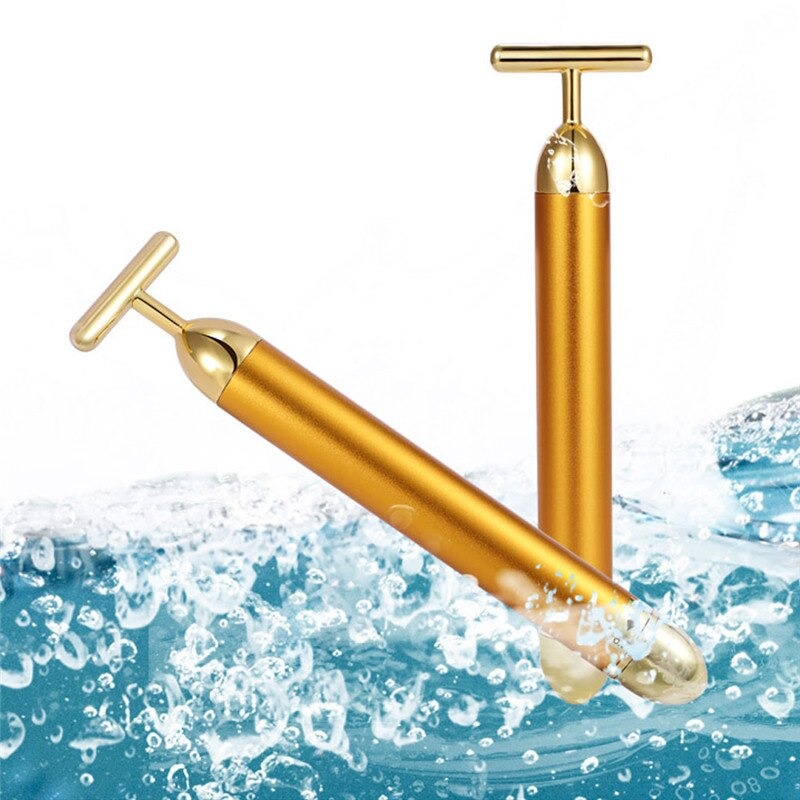 Energy 24K Gold T Beauty Bar Facial Roller MassagerBeauty Bar Facial Roller Massager