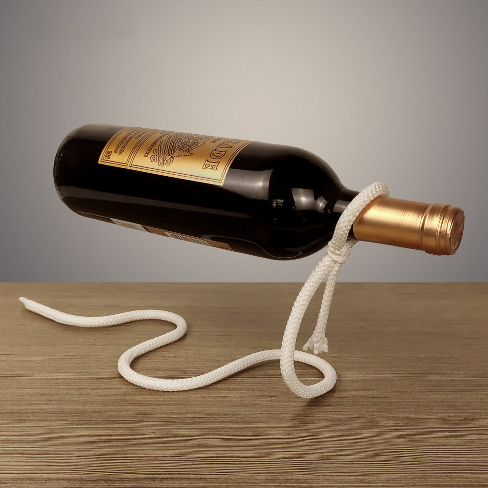 Suspended Rope Wine BottleSuspended Rope Wine Bottle